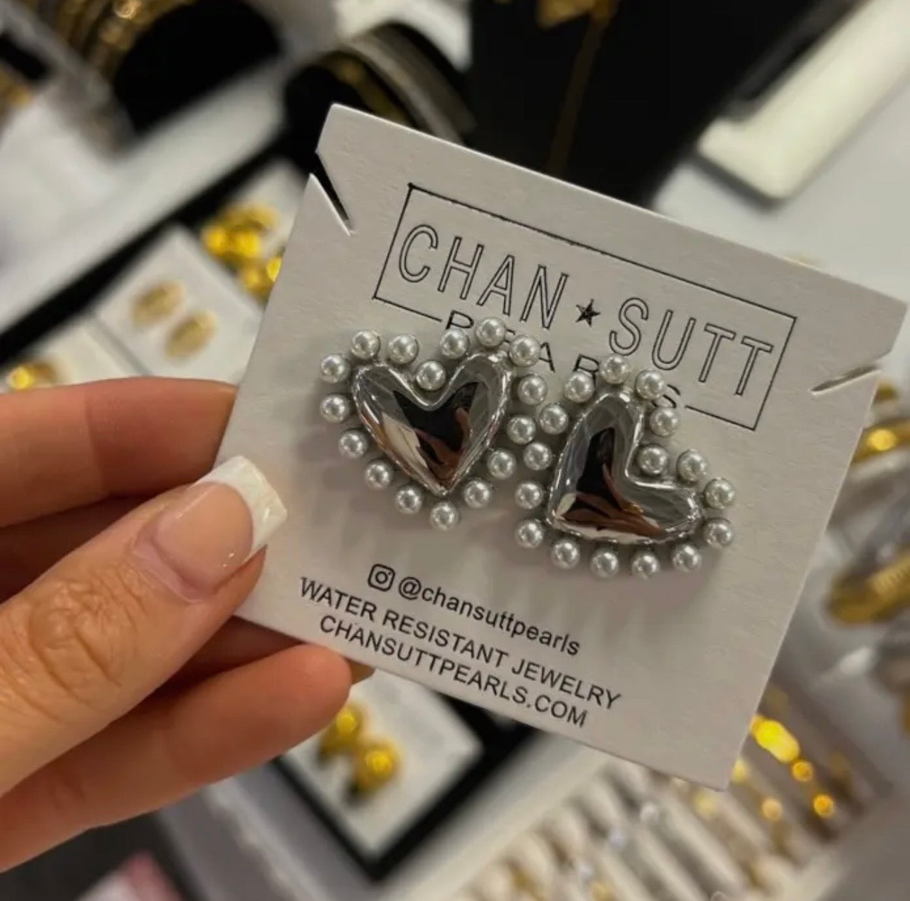 Amelia Heart Earrings