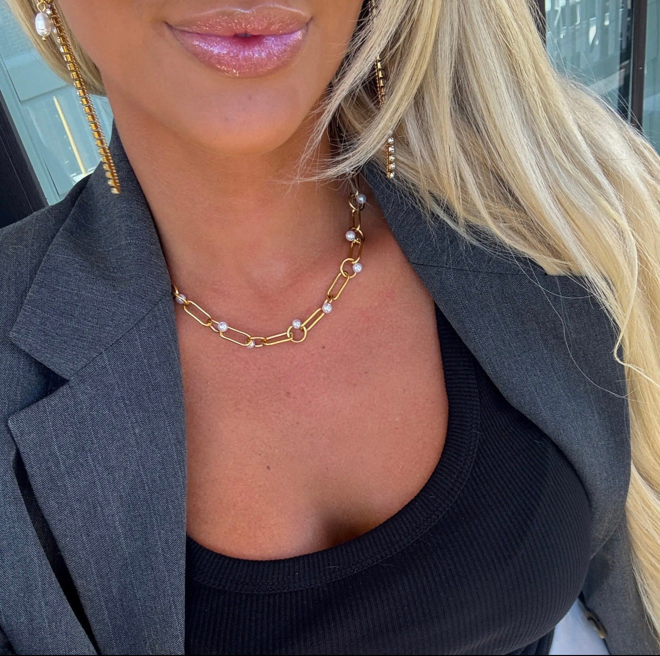 (Restocked) Linked In Gold Necklace