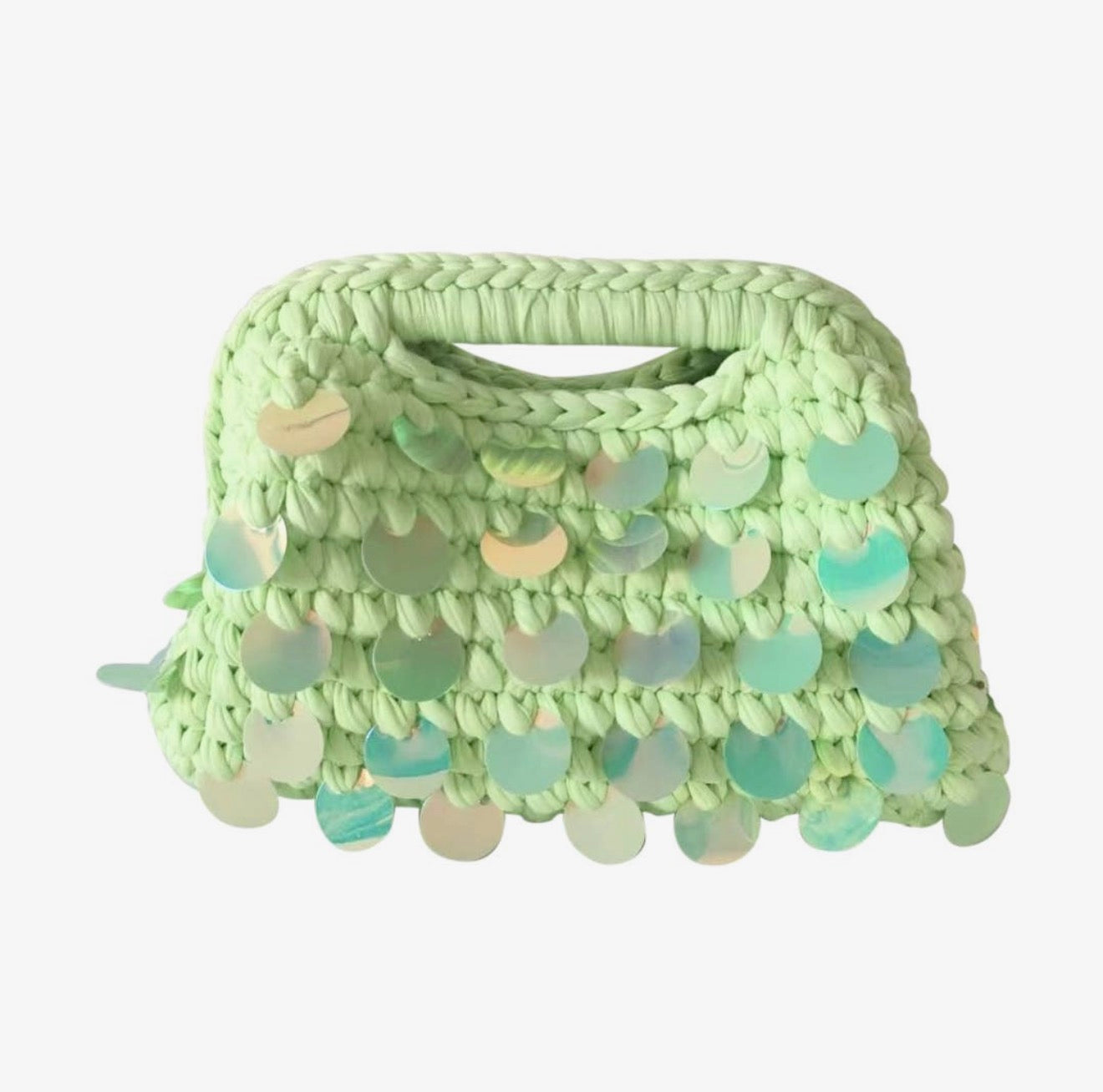 Green Woven Bag