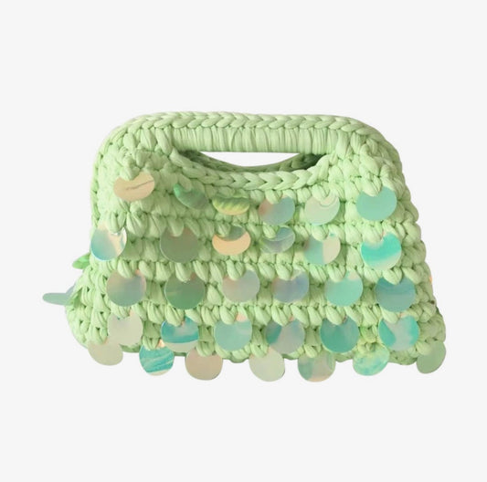 Green Woven Bag