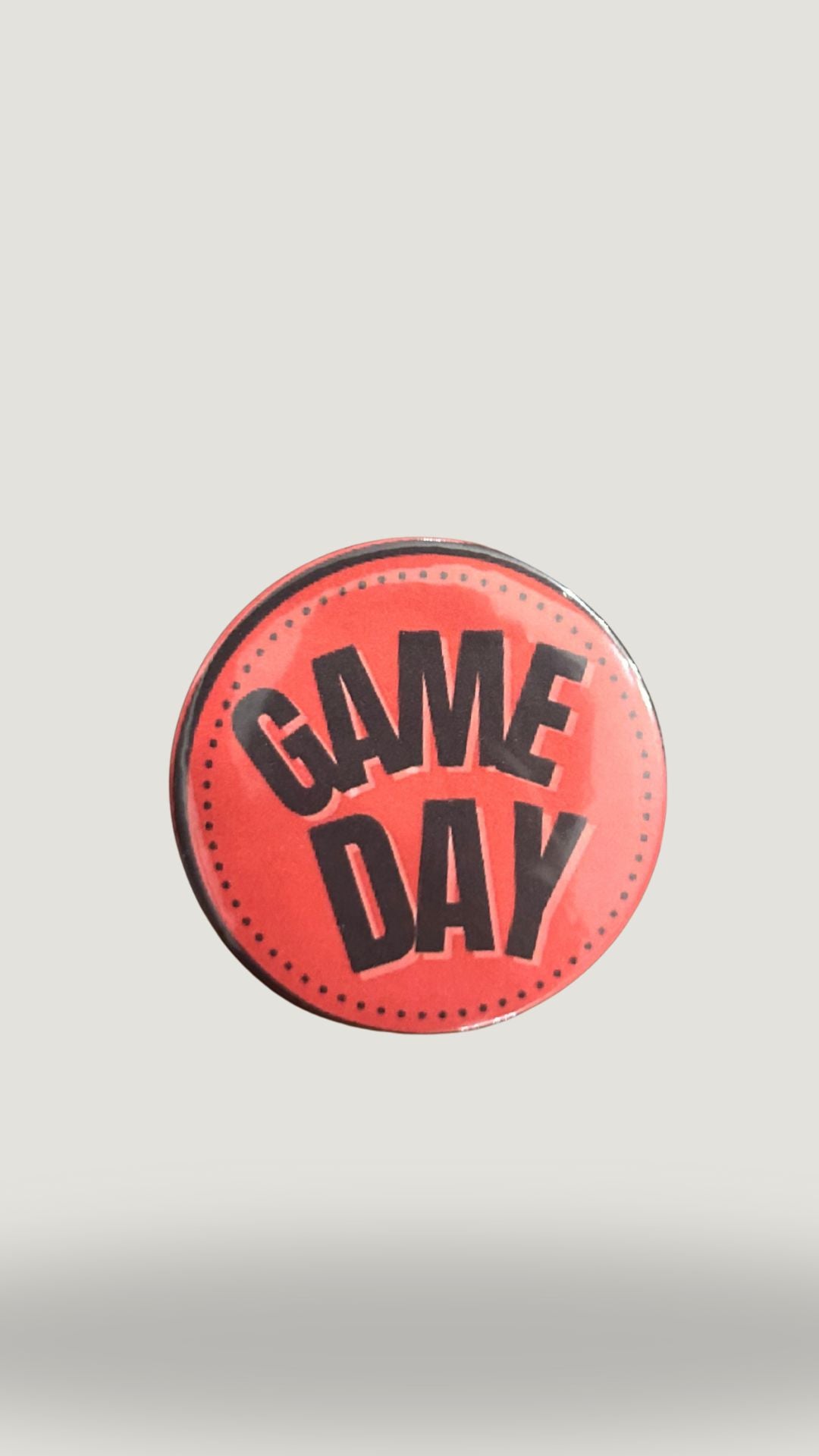 Red Game Day Button