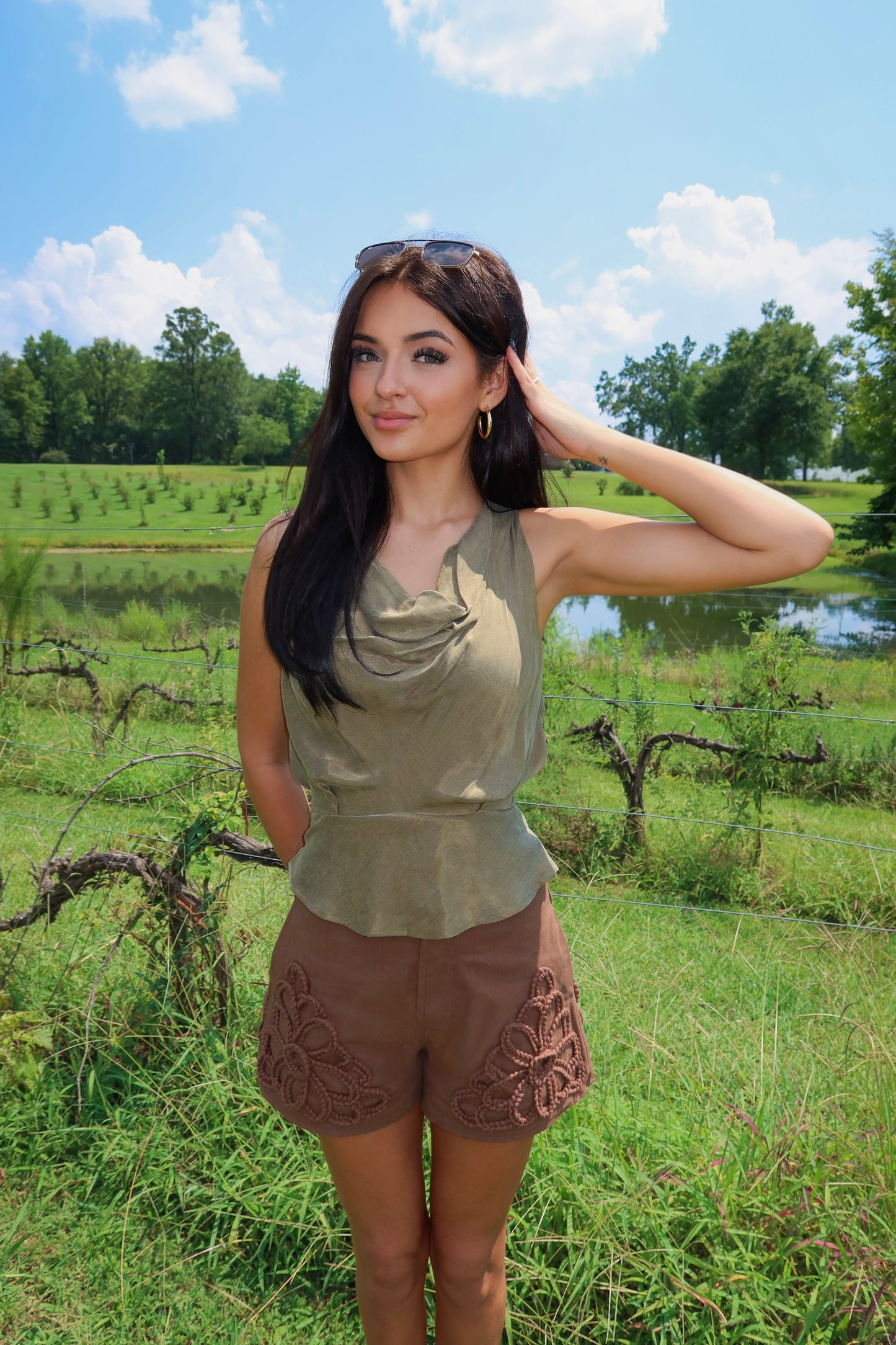 Maren Drape Top