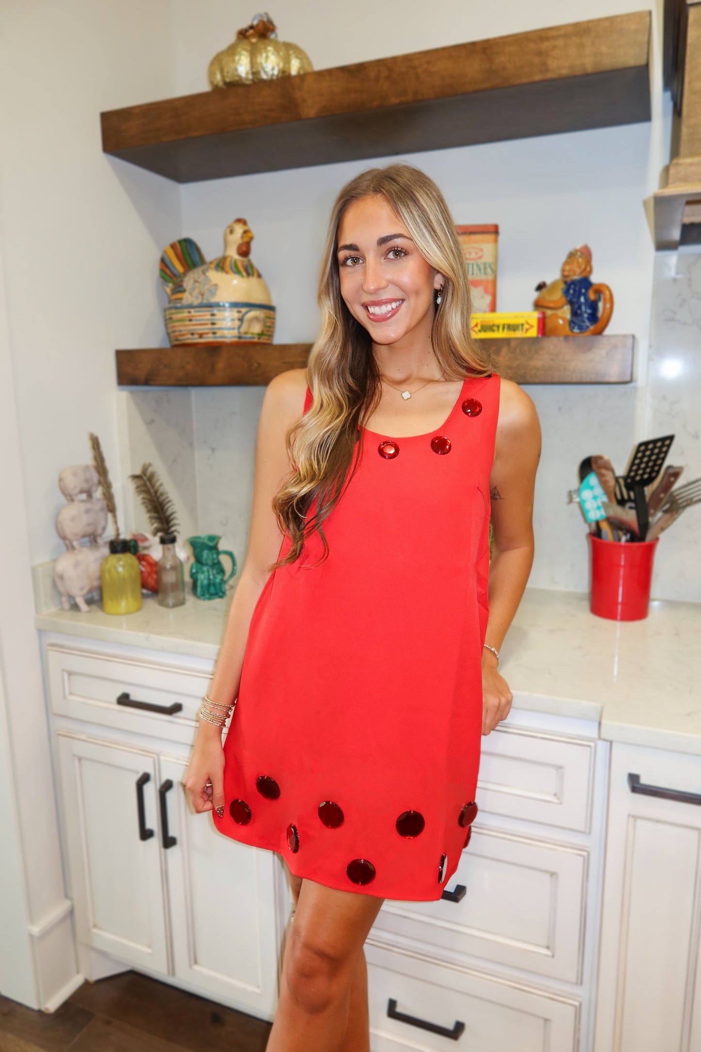 Ruby Rendezvous Mini Dress