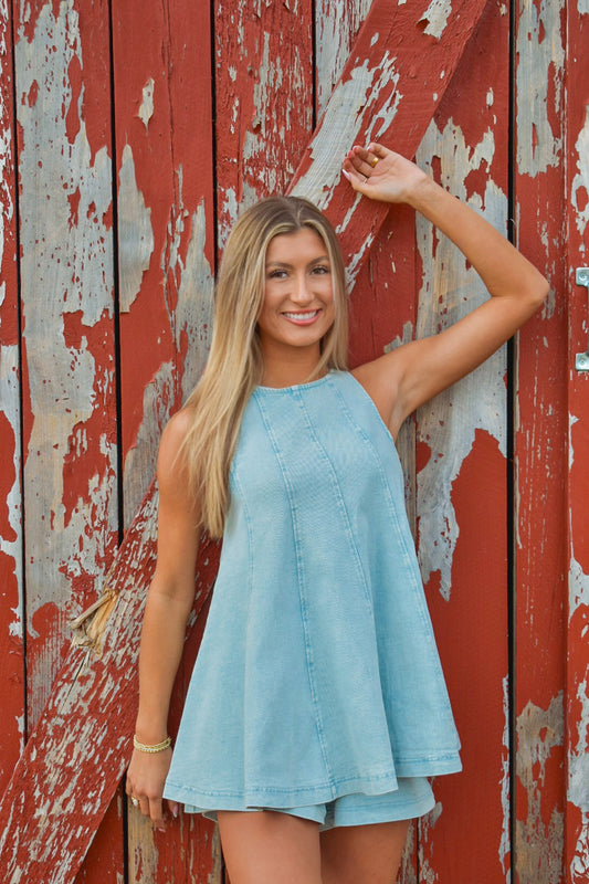 Uptown Denim Set