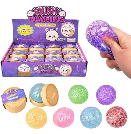 Mini Glitter Dumplings Surprise Squishy