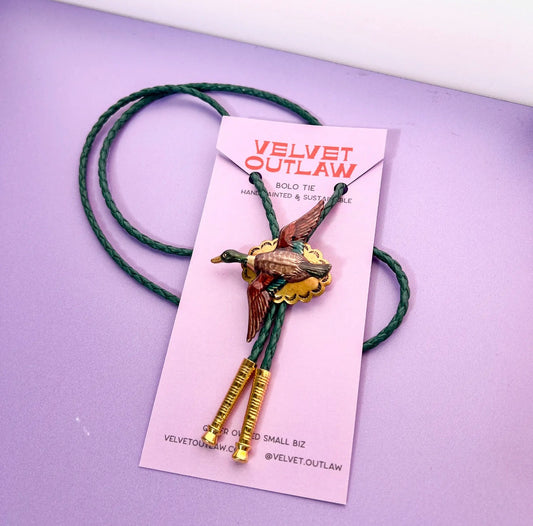 Flying South Mallard Bolo Tie
