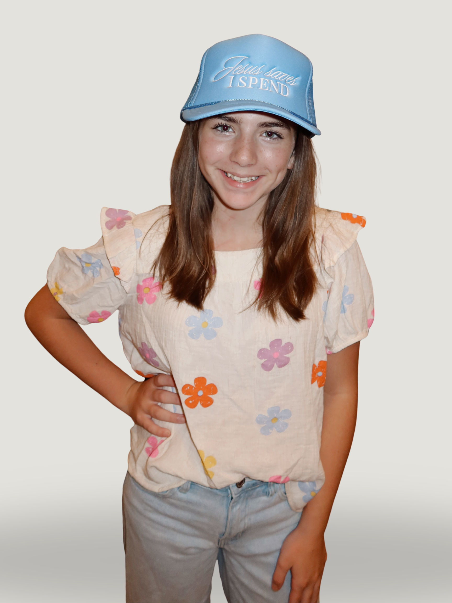 Jesus Saves I Spend Hat