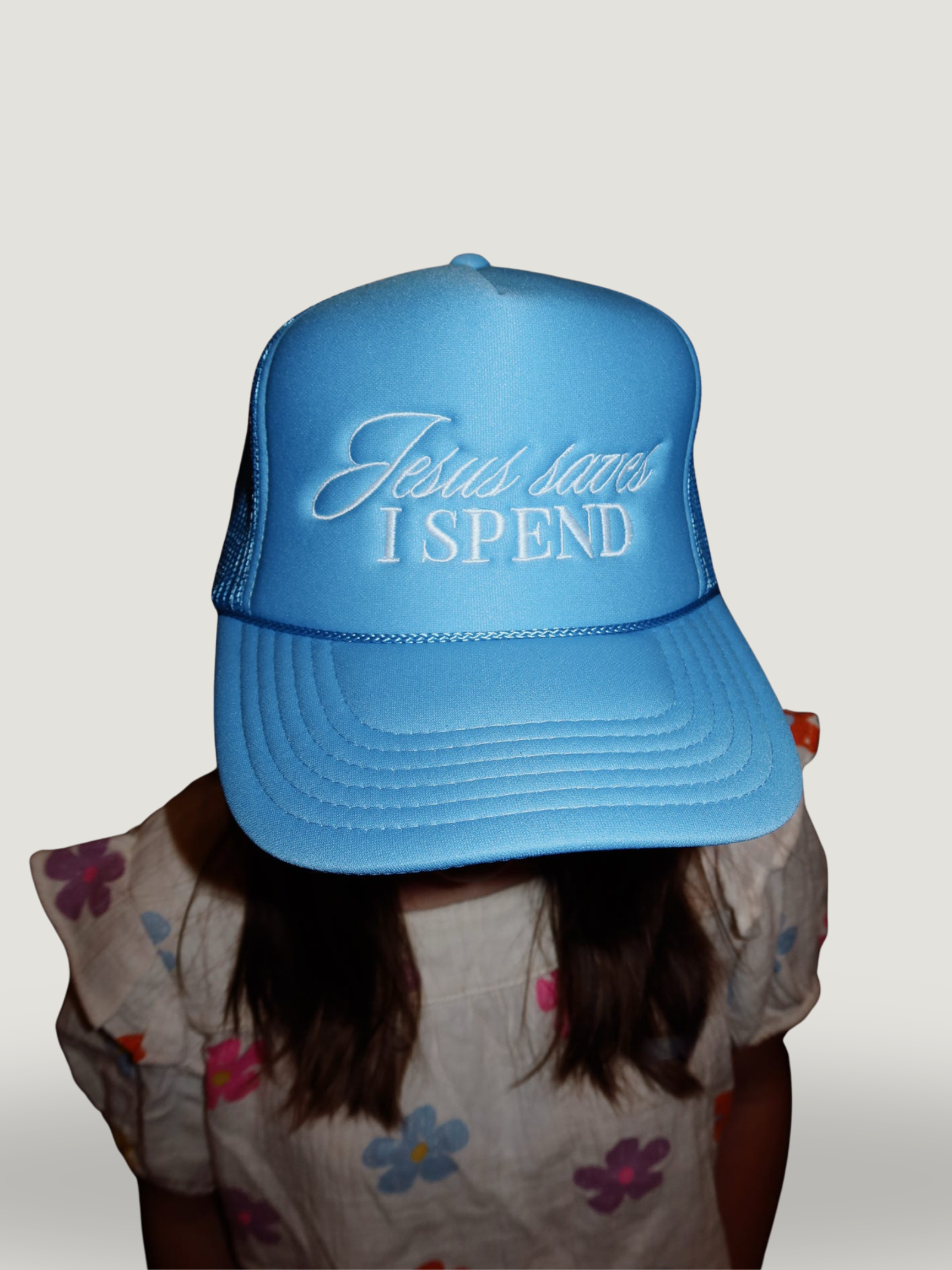 Jesus Saves I Spend Hat