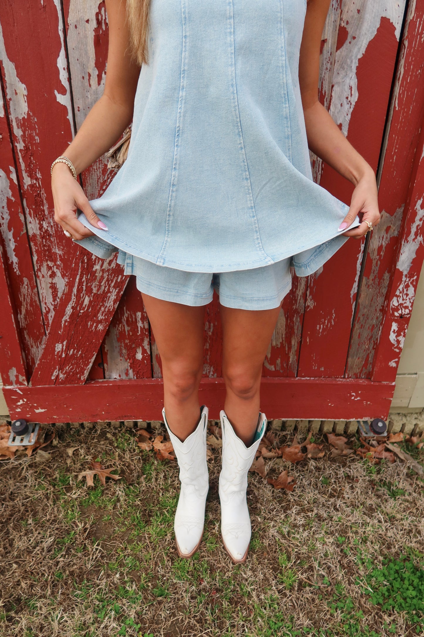 Uptown Denim Set