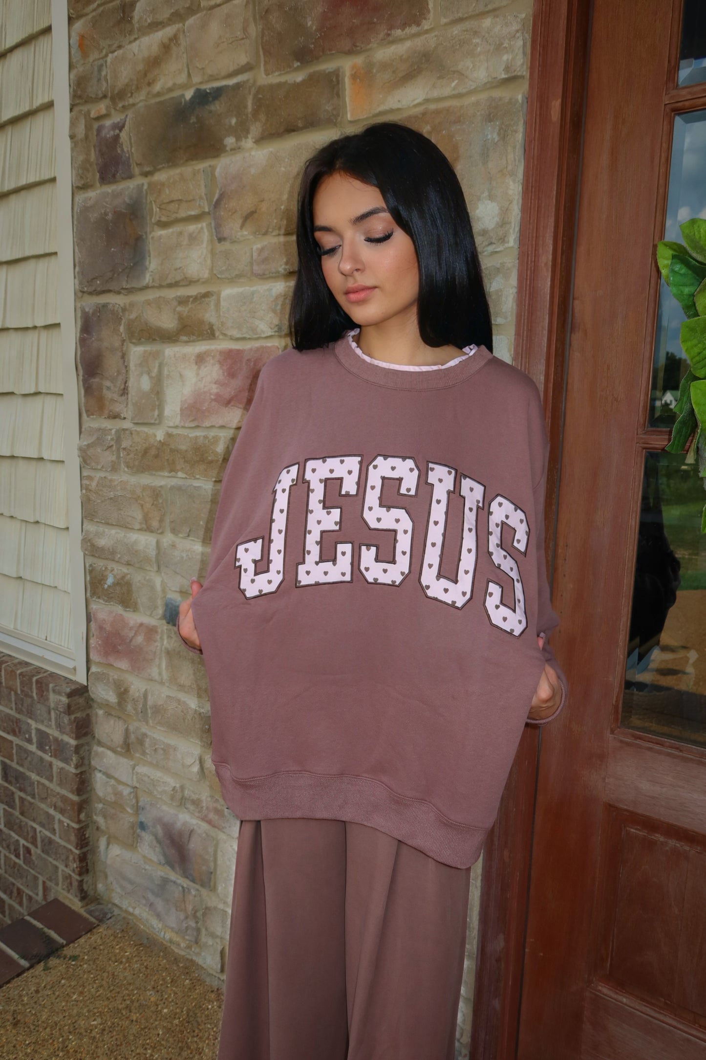 Jesus Heart Mockneck
