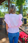 Blushing Ruffle Blouse