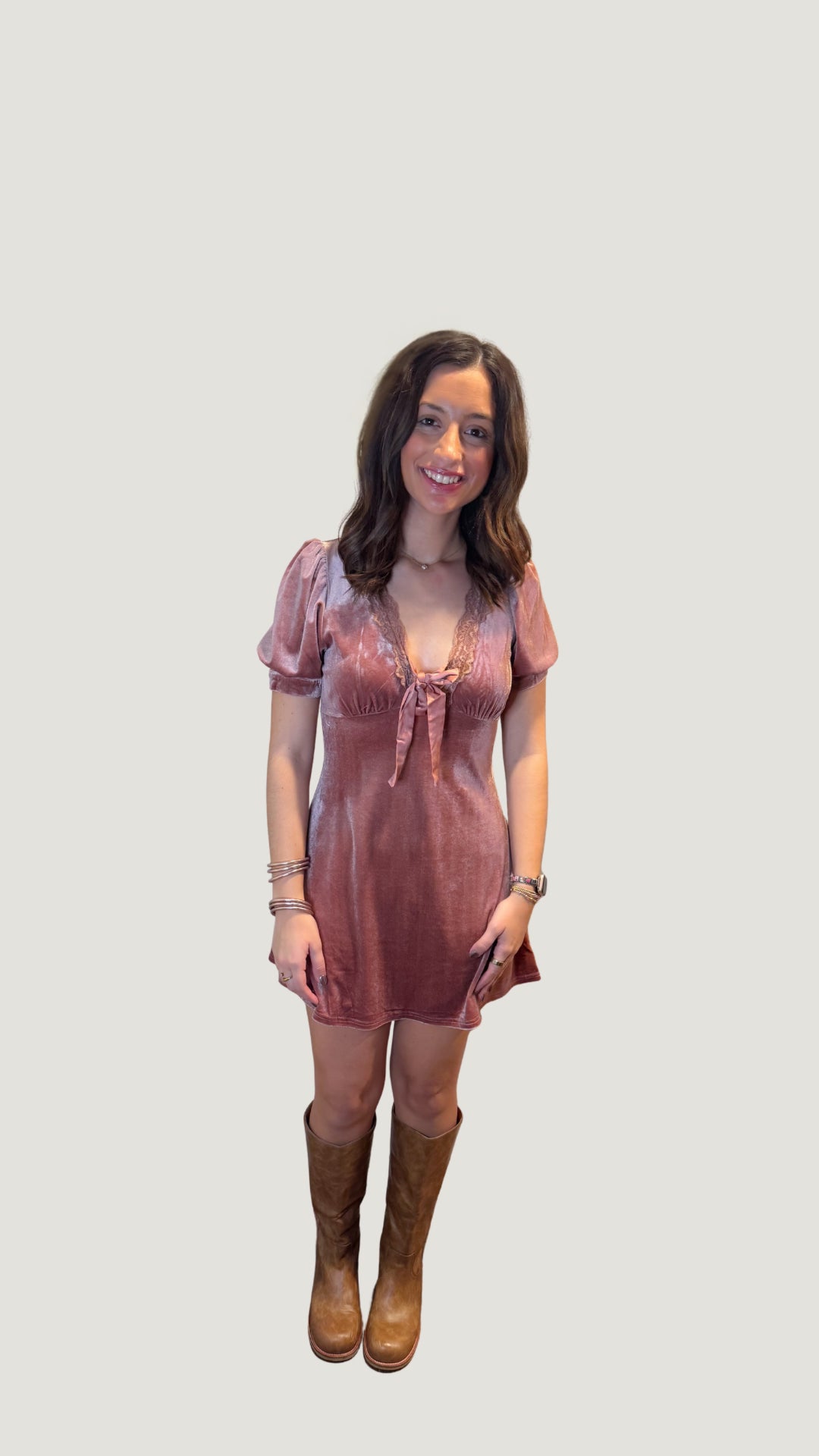 Lori Velvet Dress