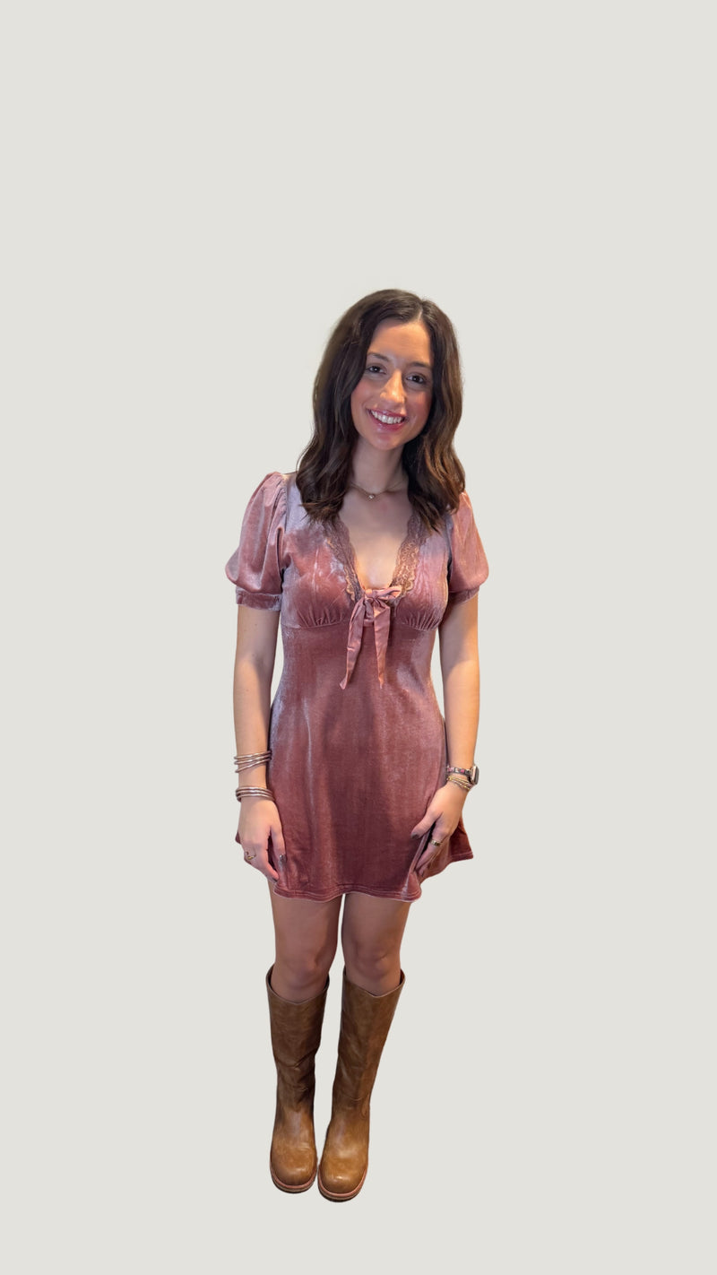 Lori Velvet Dress