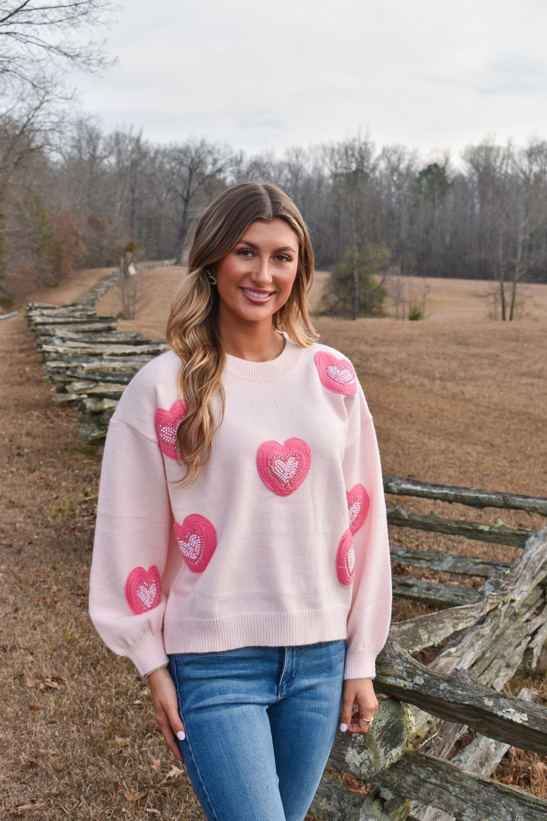 Lovely Hearts Sweater