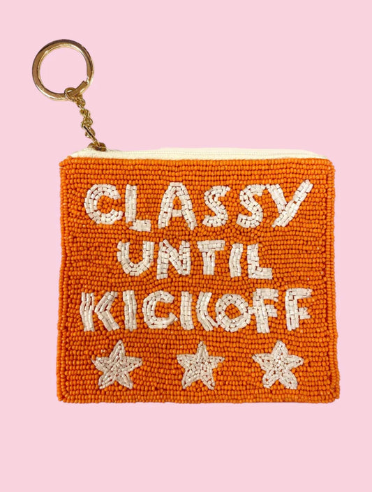 Orange/White Coin Purse