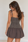 Chocolate Gingham Mini