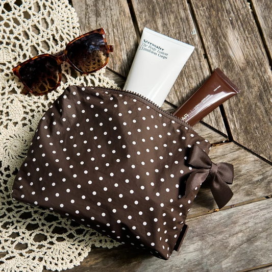 Case-Mate Espresso Crinkle Makeup Bag