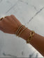 Two Toned Beaded Bracelet
