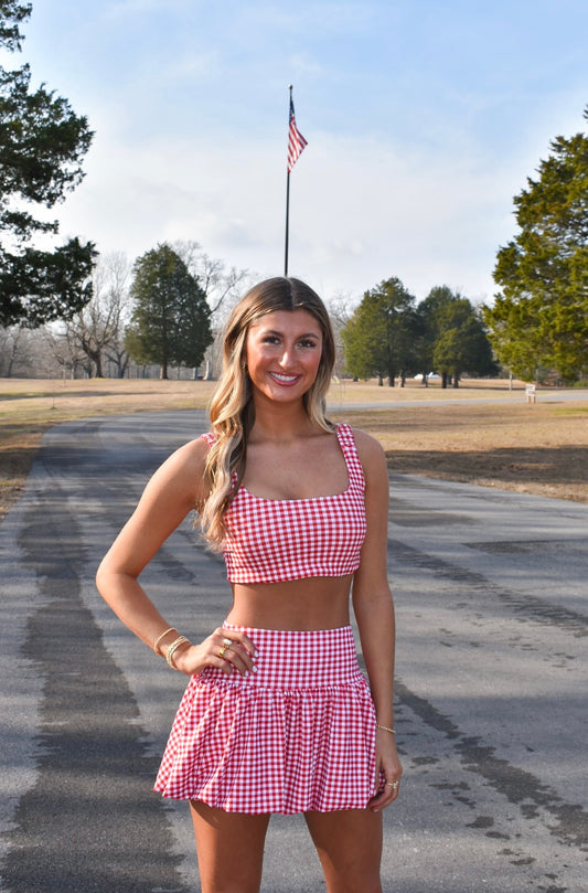 Berry Cute Gingham Set