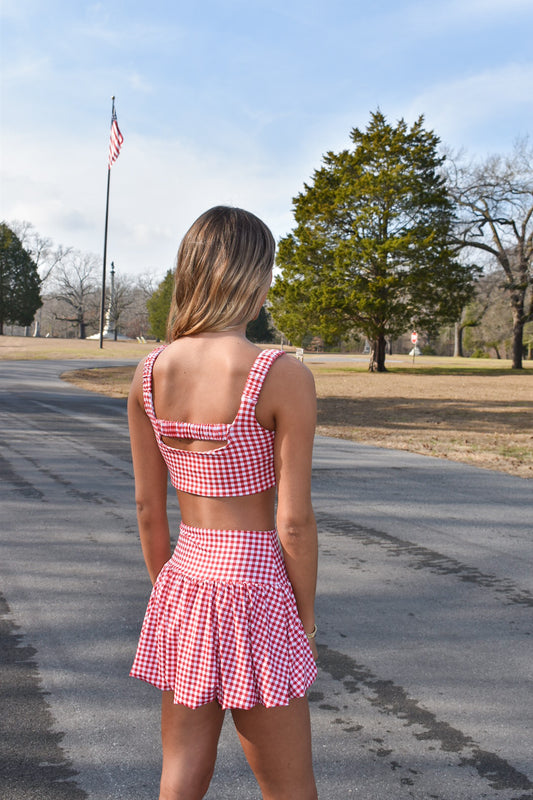 Berry Cute Gingham Set
