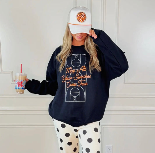 Basketball Swishes Sweatshirt