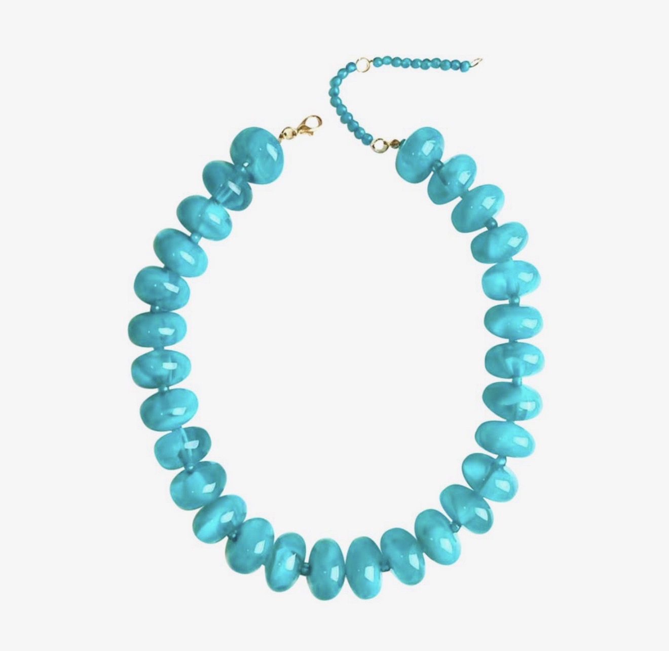 Azure Beaded Necklace