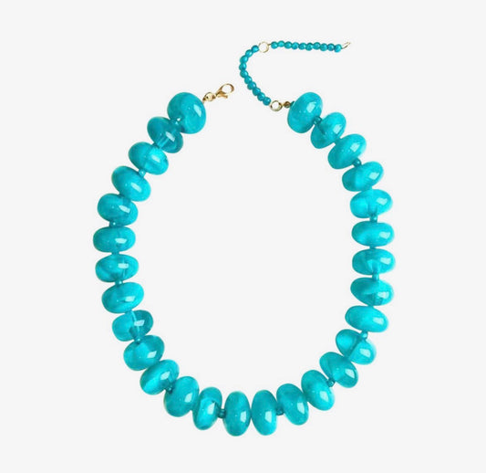 Azure Beaded Necklace