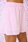 Pink Gingham Boxers