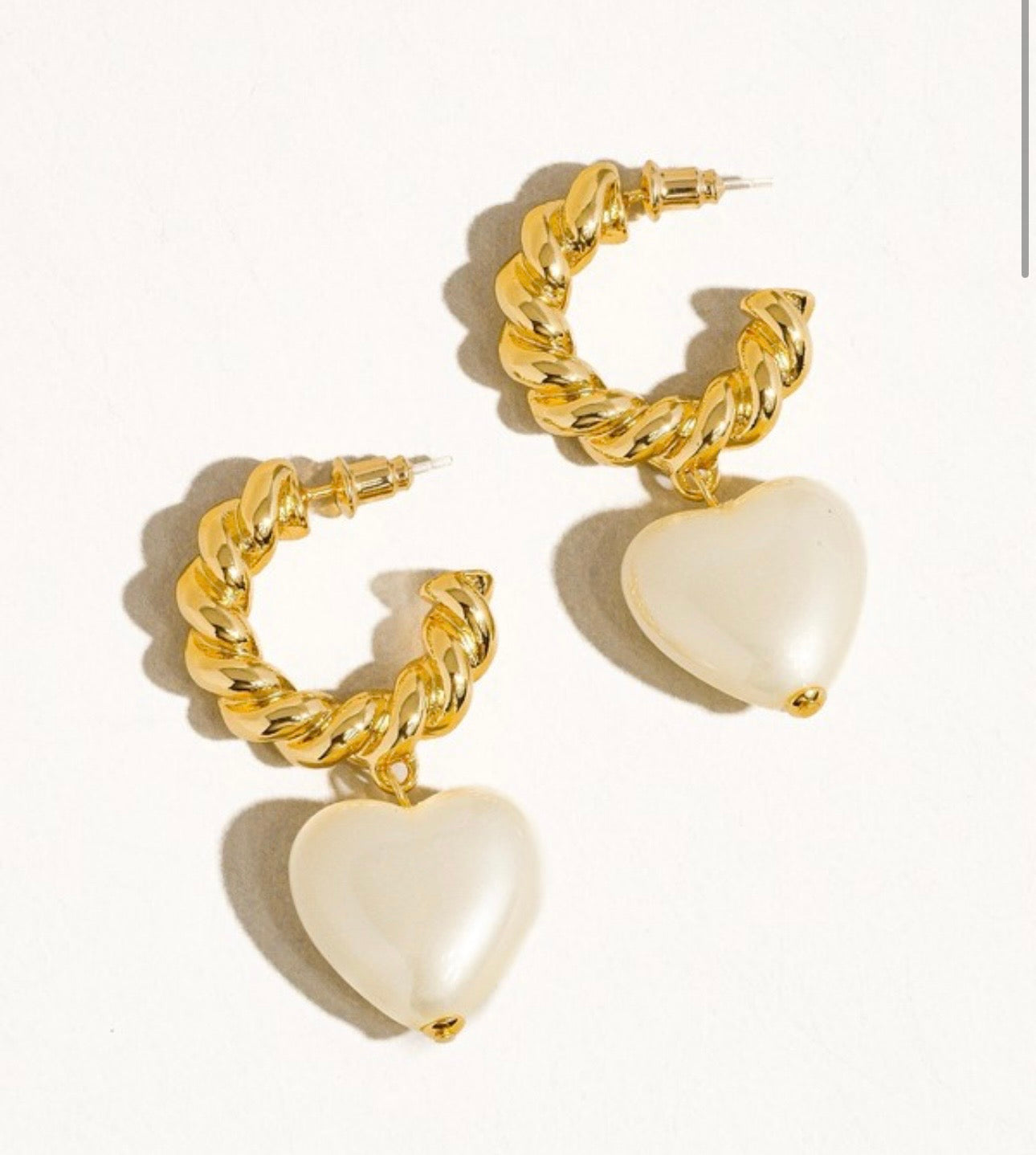 Sweatheart Twist Earrings