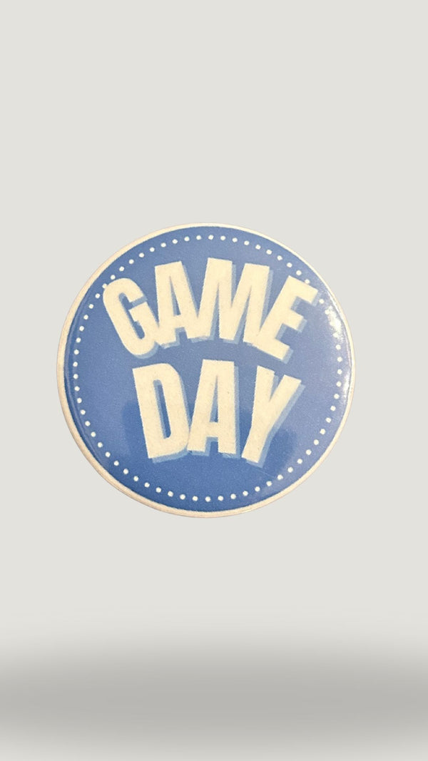 Blue Game Day Button