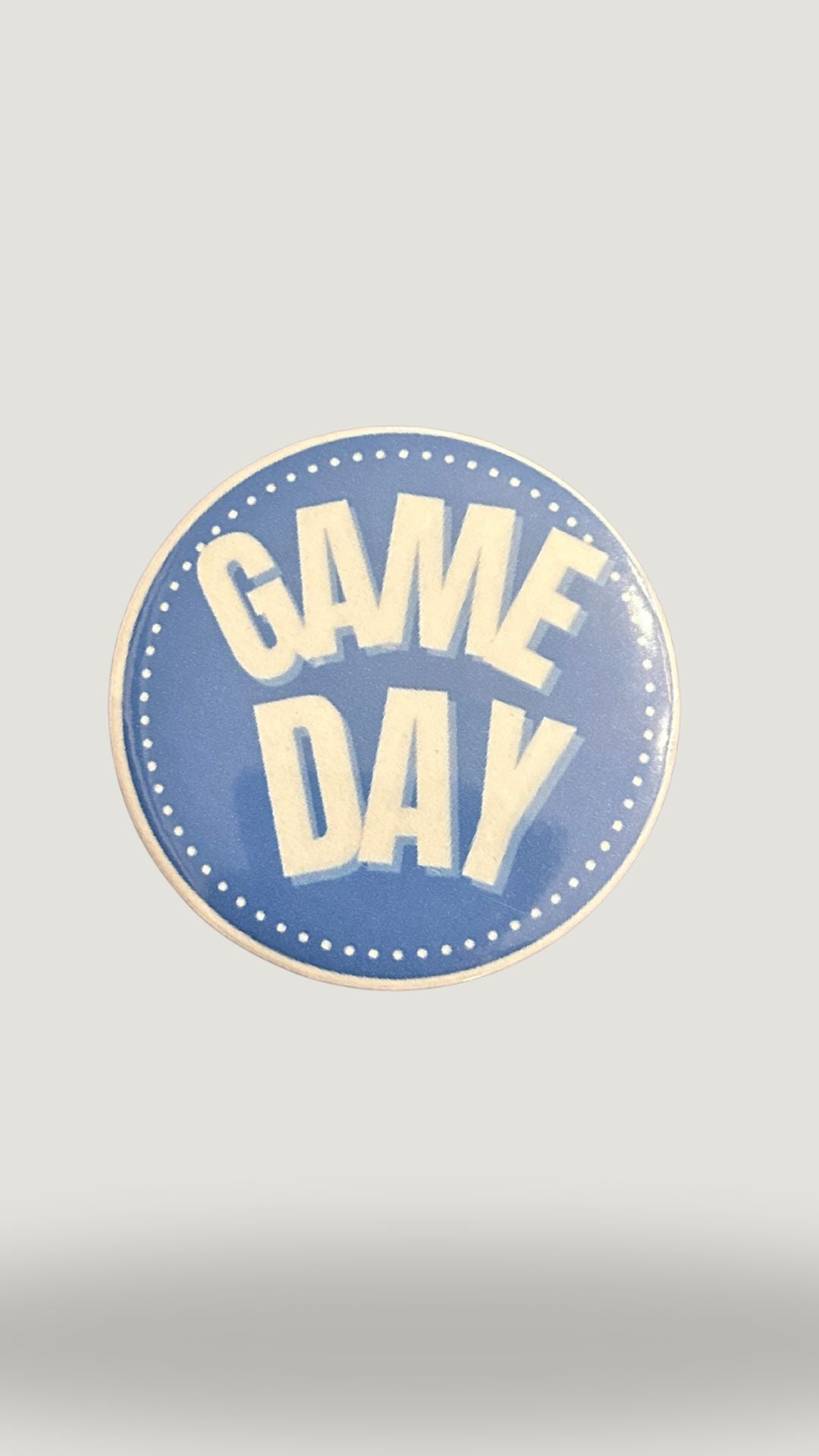 Blue Game Day Button