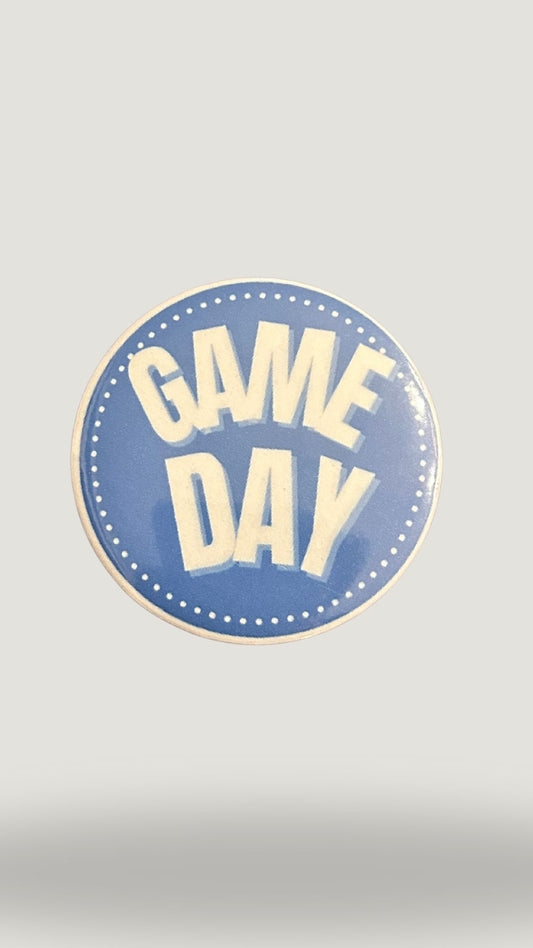 Blue Game Day Button
