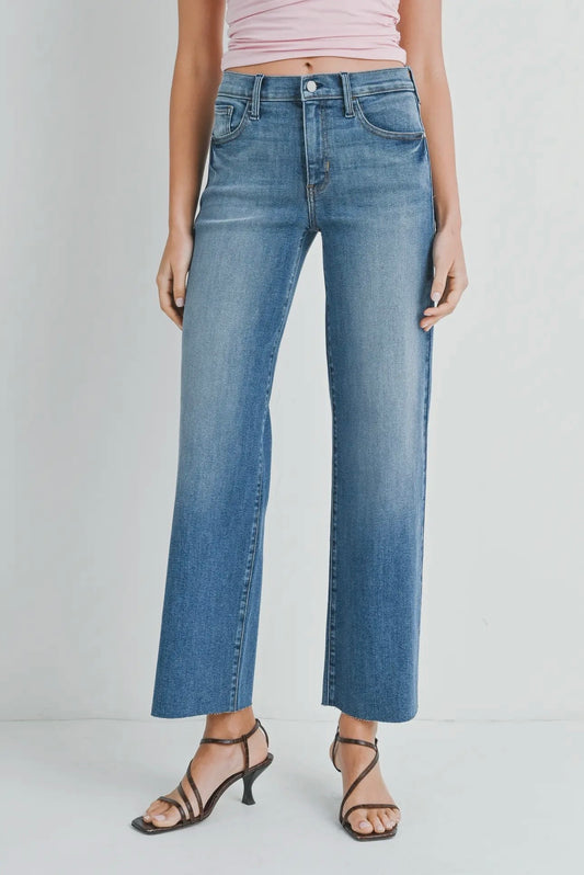 Slim Palazzo Just Black Denim Jeans