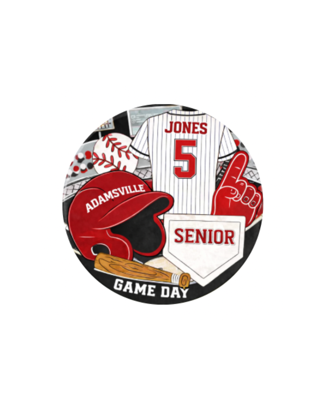 AHS Senior Game Day Button