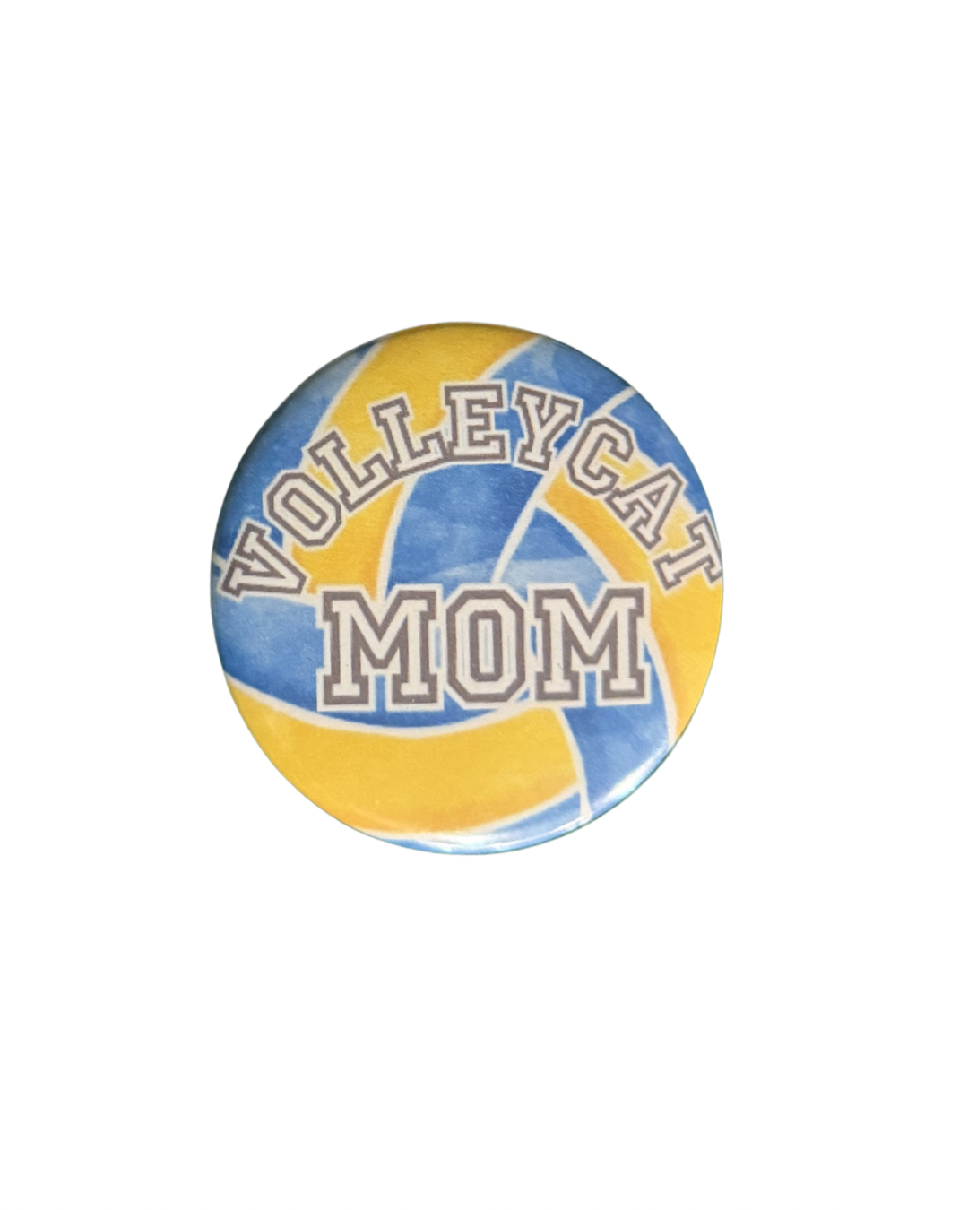 Volleycat Mom Button