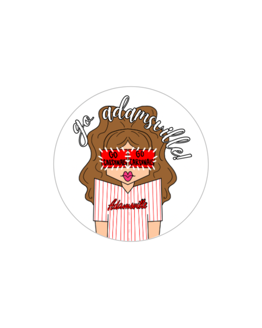 Adamsville Softball Button